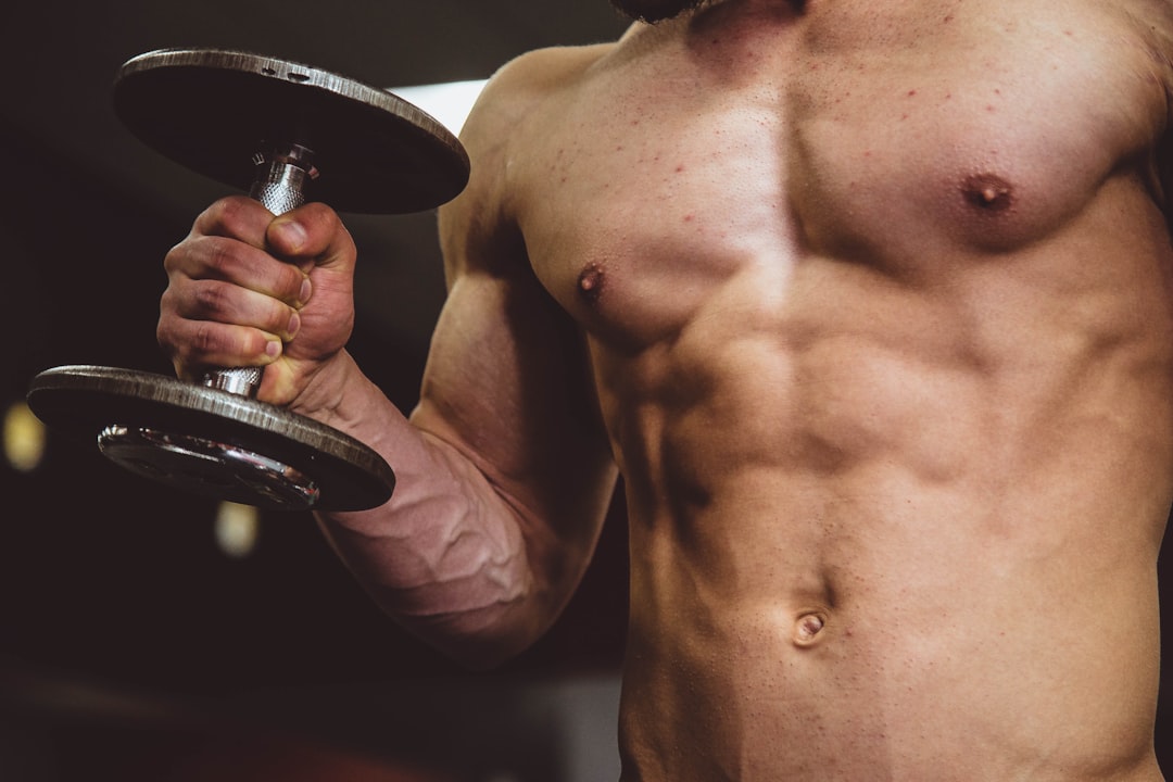 Strength training with dumbbells