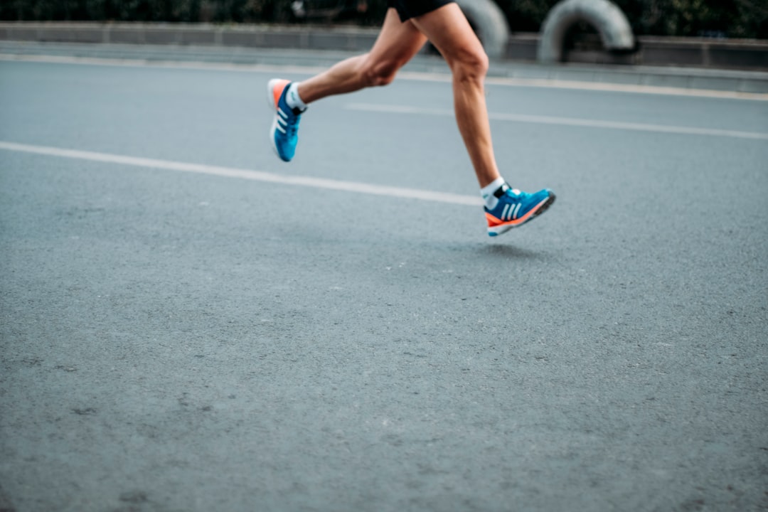 Running shoes and heart rate training equipment