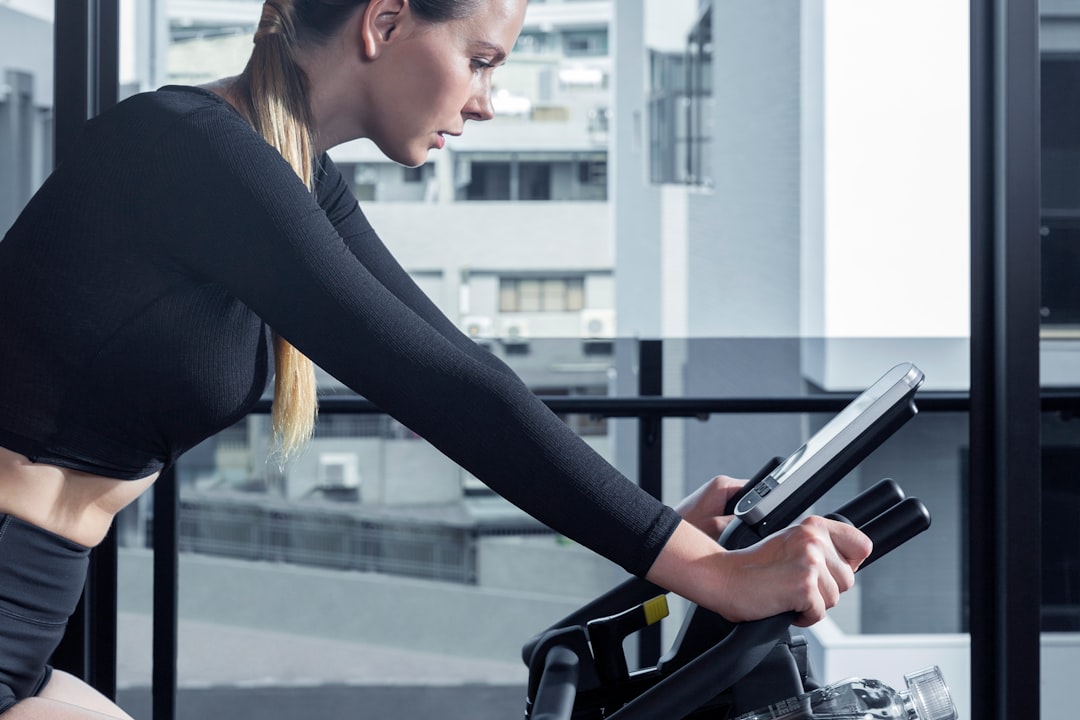 Indoor cycling cardio workout